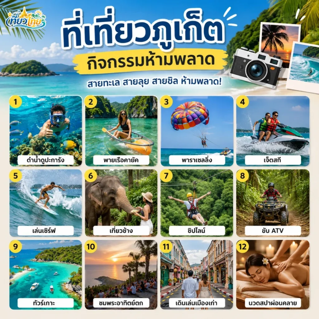 10 อันดับ ที่เที่ยวภูเก็ต